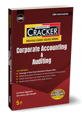 Taxmann Cracker - Corporate Accounting and Auditing Book for CMA Inter by Leena Lalit Parakh, Tarun Agarwal